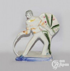 Скульптура "Выступление", фаянс, Артамонова
